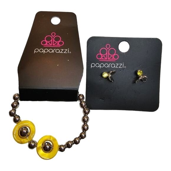 Paparazzi 10 Piece Lot of Bracelets and Earrings Great for Preteens and Teen NEW - Picture 7 of 8